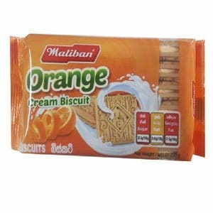 ORANGE CREAM biscuit 200g (මැලිබන් ඔරේජ් බිස්කට් )