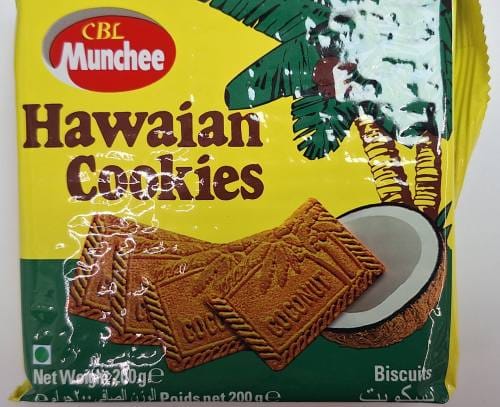 Hawaian cookies Munchee 200 g - මංචි හවායින් කූකිස්