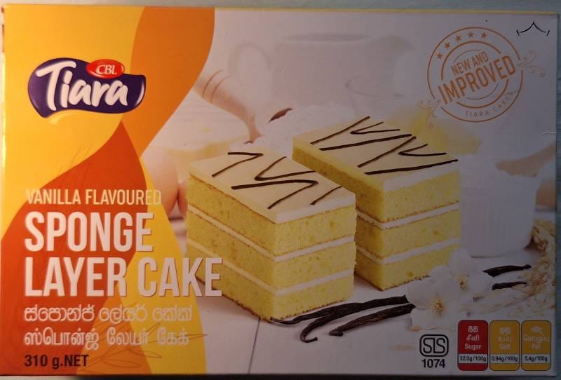 Tiara vanilla layer cake ටීයාරා වැනිලා කේක්